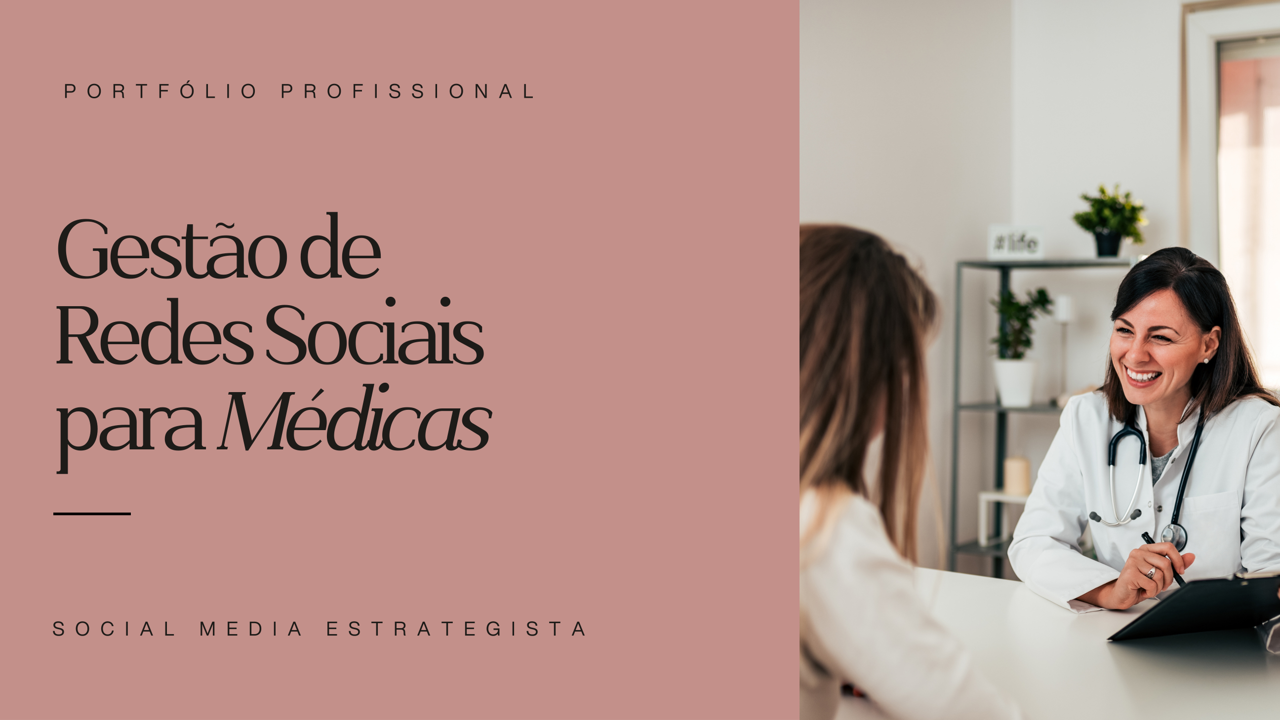 Capa do portfólio de Medicina