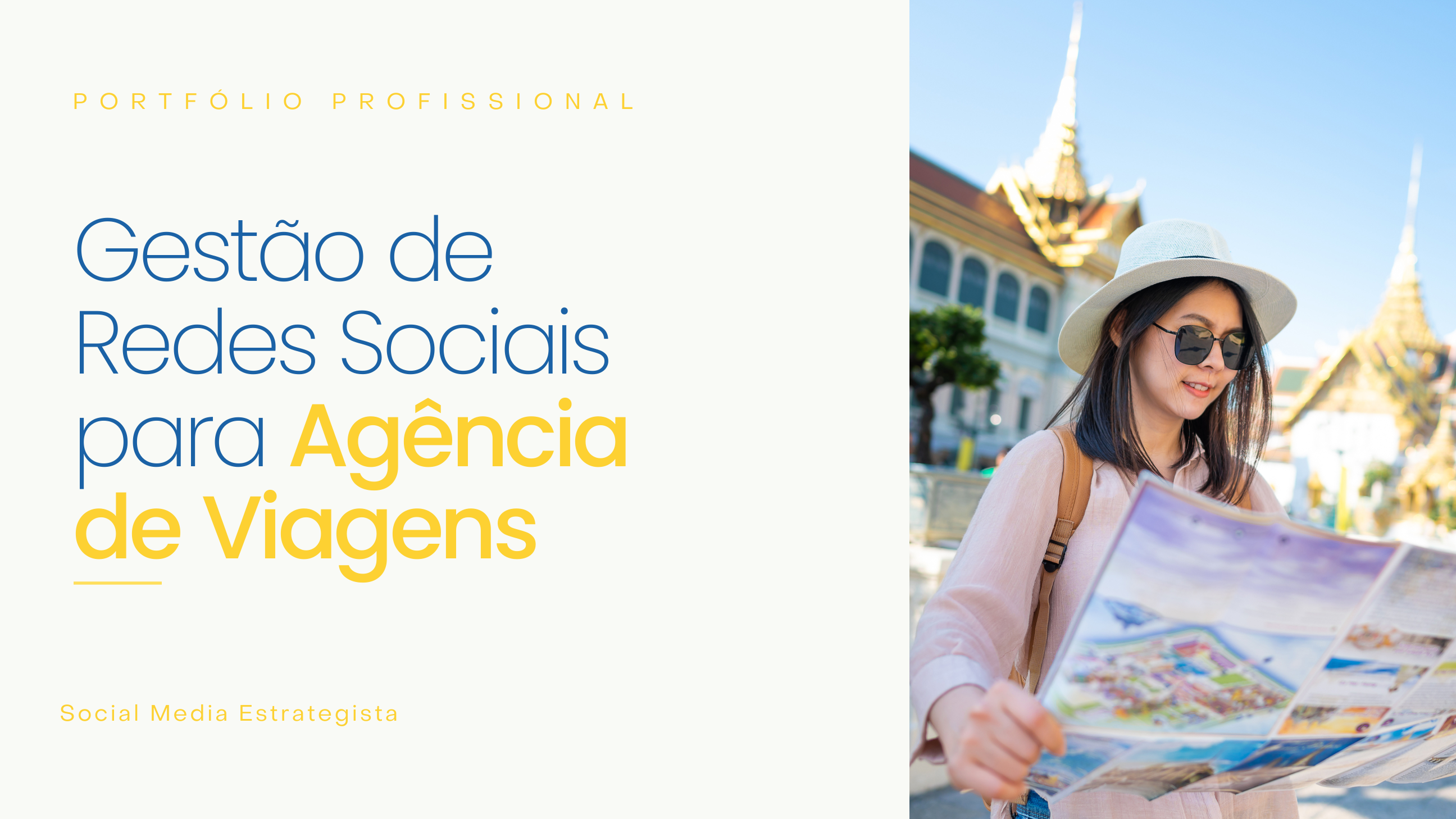 Capa do portfólio de Agência de Viagem